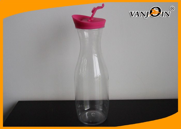 Eco - Friendly Plastic Drinking Bottles Cold Water Jug 1000ML Wide Mouth