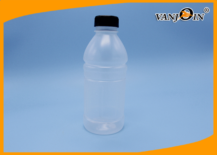 600ml PP Round Beverage Hot Filling Plastic Juice Bottle with Screw Lid