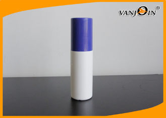 China Empty 70ml Round Shape HDPE Plastic Pharmacy Bottles Recycled with Blue Top Cap supplier