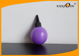 China Empty Ball Shaped HDPE Plastic Cosmetic Bottles Wholesale Purple 65ml Cosmetics Packaging supplier
