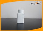 China Recycled White HDPE Square Plastic Pharmacy Bottles 100ml for Pill Drugs Packaging factory