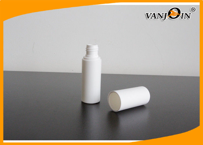 Round White HDPE Plastic Bottles for Comestic with Pumps and Full Caps Cosmetics Bottle