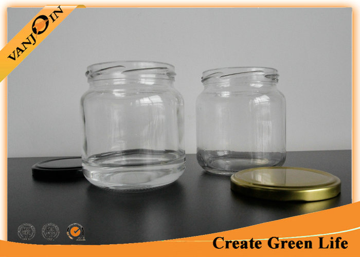 Recycling Empty Glass Food Jars 500ml Coconut Oil Glass Jars for Food Storage