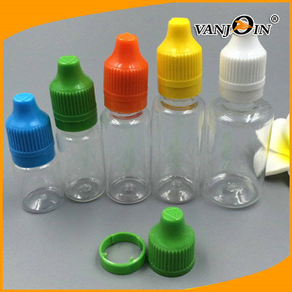 Plastic E-cigarette / E-cig Liquid Bottles10ml 15ml 20ml 25ml 30ml Recycled PE / PET Bottles