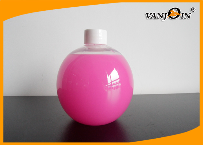 500ml Ball Shaped PET Cosmetic Bottles with Lotion Pump , Plastic Shampoo Bottles