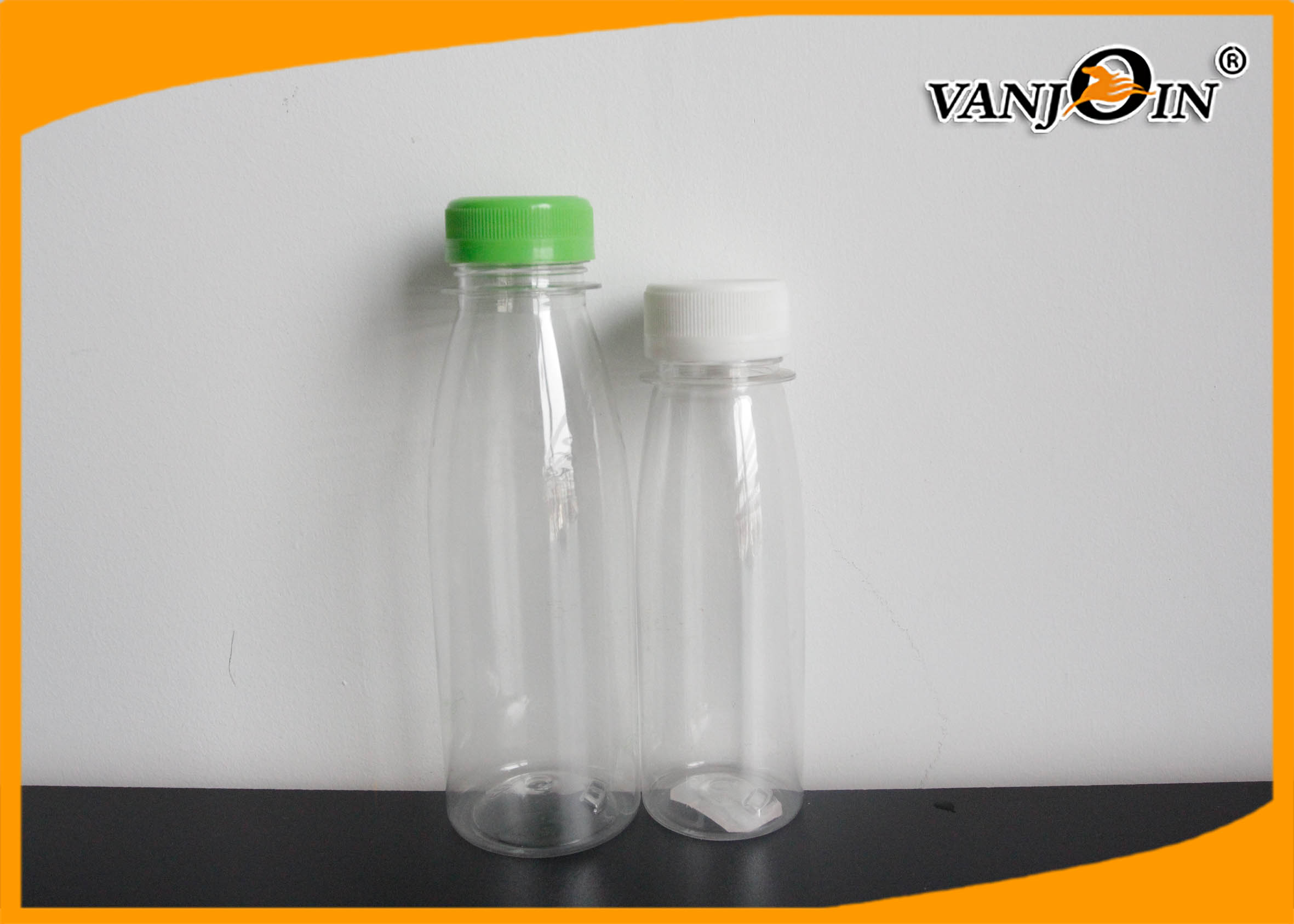 220ml / 330ml PET Juice Bottles / BPA free Small Plastic Bottles with Lids