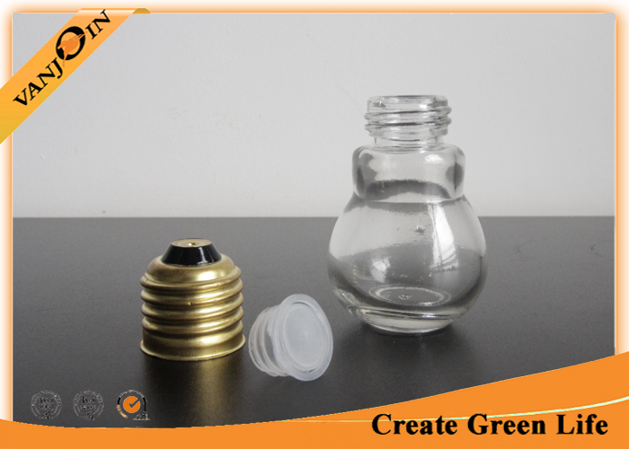 Reusable Plastic Beverage Bottles Wholesale , Small Glass Bottles with Lids Antique Design