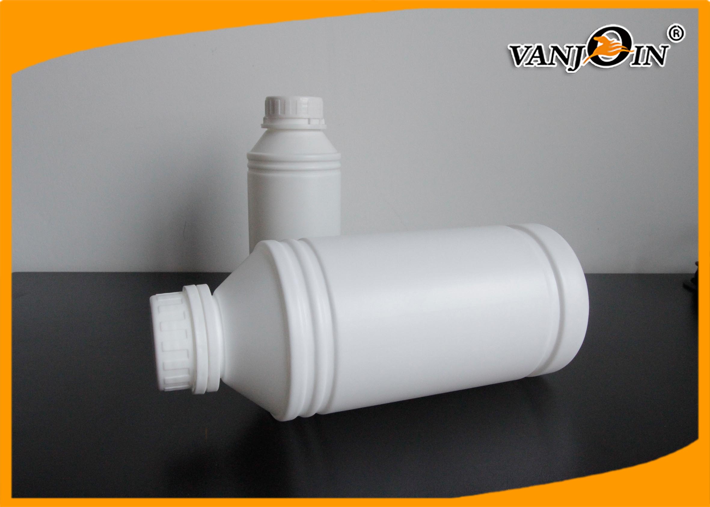 500ml / 1000ml Cylinder Plastic Pill Bottles with Lids , Custom Small Pharmacy Pill Bottles