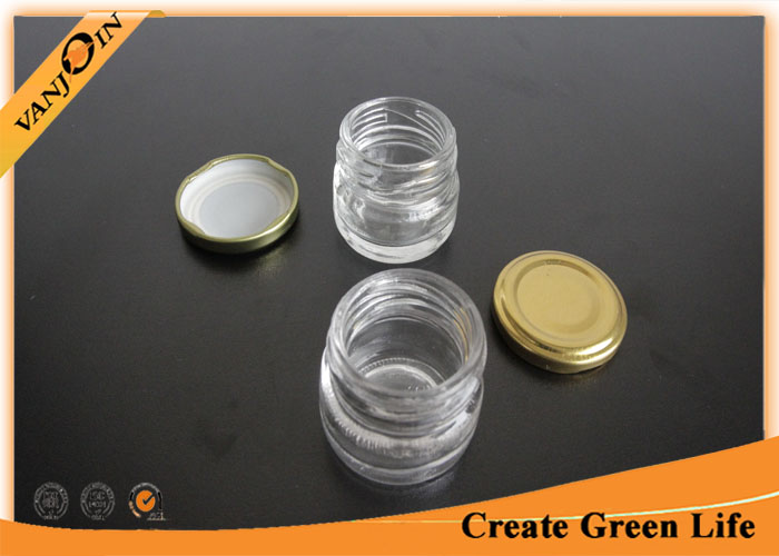 30ml Little Empty Glass Jars / Miniature Glass Bottles and Jar for Food Storage