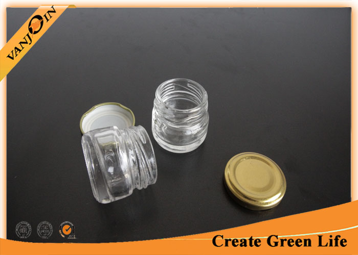 30ml Little Empty Glass Jars / Miniature Glass Bottles and Jar for Food Storage