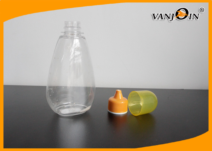 500ml Conical PET Beverage Packaging Plastic Food Jars With Tamper Proof Cap