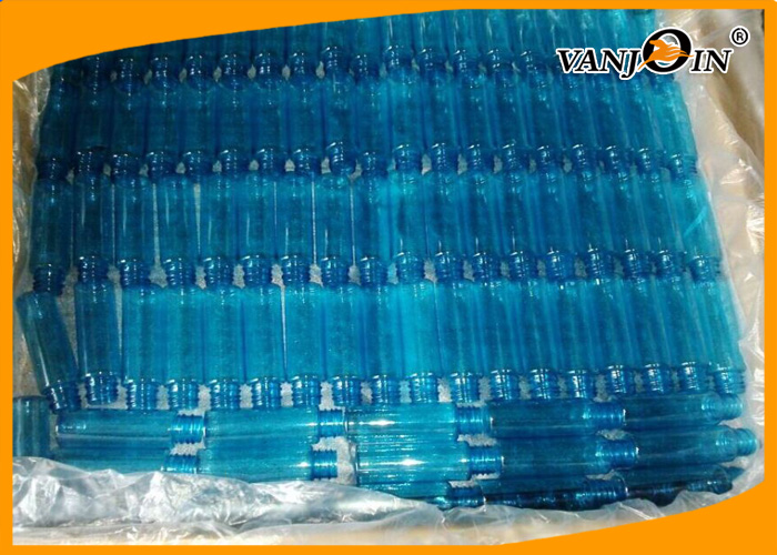 250ml Cylinder PET Cosmetic Bottles , 8oz Round clear plastic bottles for Shampoo