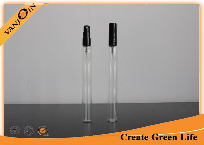 12ml Clear Glass Vials with Caps , Plastic Spray Cap Perfume Vial Mini Bottles