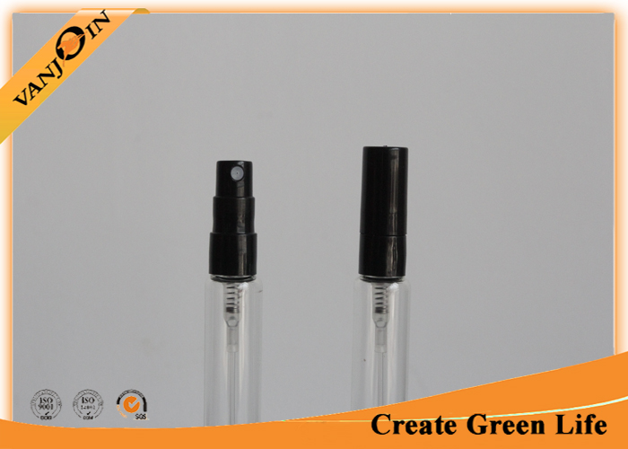 12ml Clear Glass Vials with Caps , Plastic Spray Cap Perfume Vial Mini Bottles