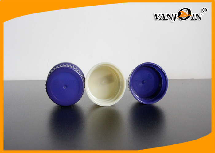 Custom Made Plastic Bottle Lids Childproof Caps with 38mm Neck Finish , Jar Lids