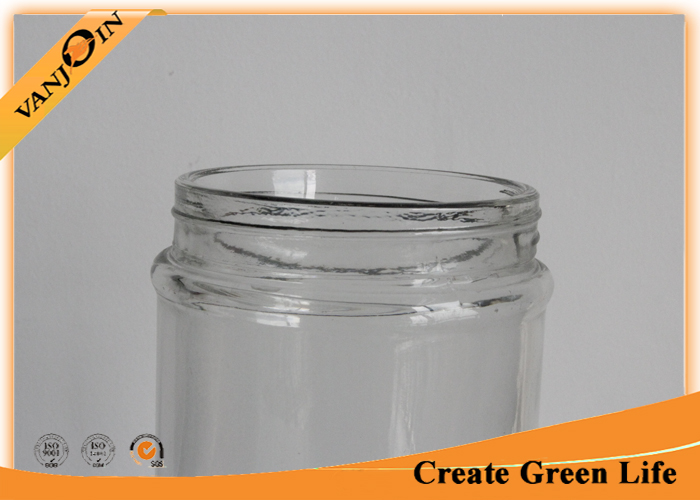 1000ml Large Cylinder Glass Storage Jars with Lids / Screw Metal Lid Glass Storage Bottles