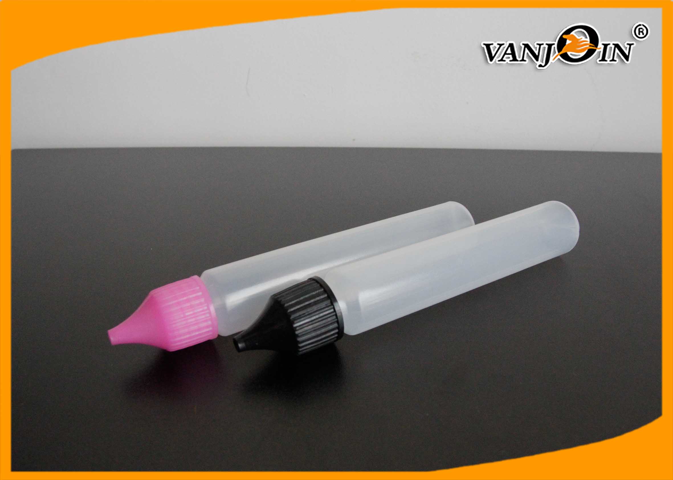 10ml 15ml 30ml Pen Shape PE Dropper Plastic Bottles for E-liquid , E-ciga , E-juice Packaging