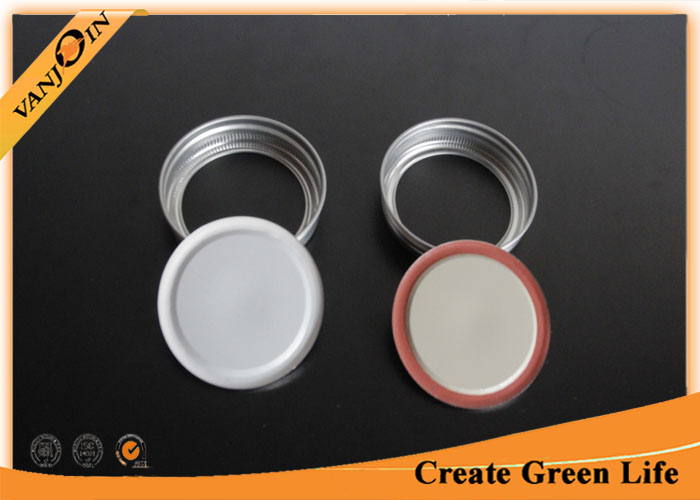 70mm Two Pieces Tin Lid Glass Bottle Tops For Regualr Mouth Glass Mason Jar Cap