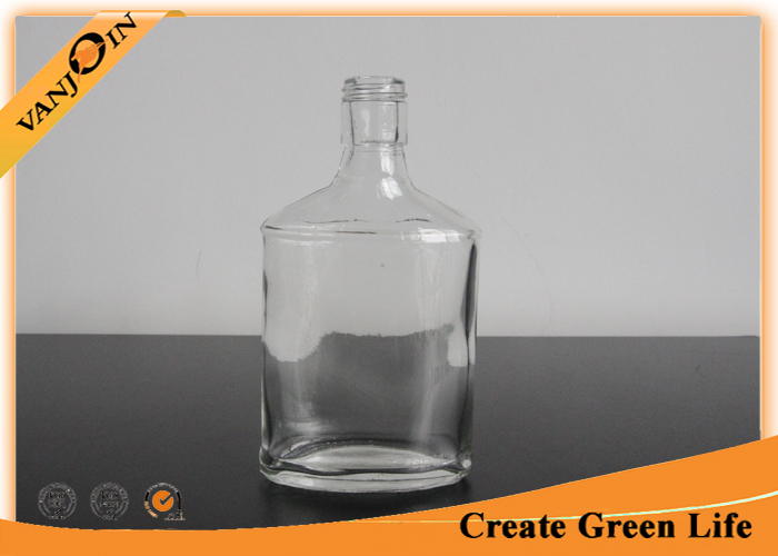 120ml Mini Sample Empty Decorative Wine Bottles / Glass Drinking Bottles With Aluminum Cap