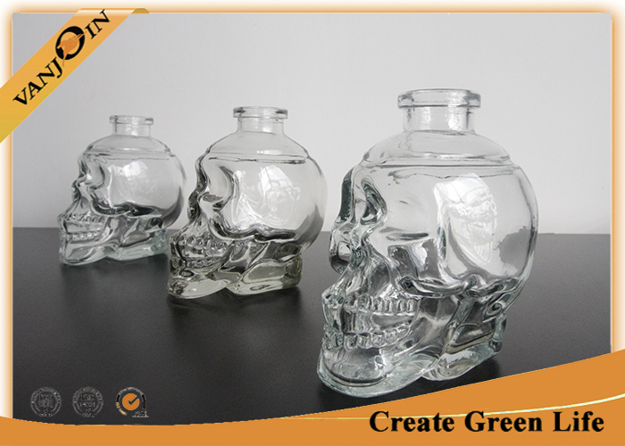 Crystal Skull Head 180ml Vodka Whiskey Shot Wine Glass Drinking Bottles For Home or Bar