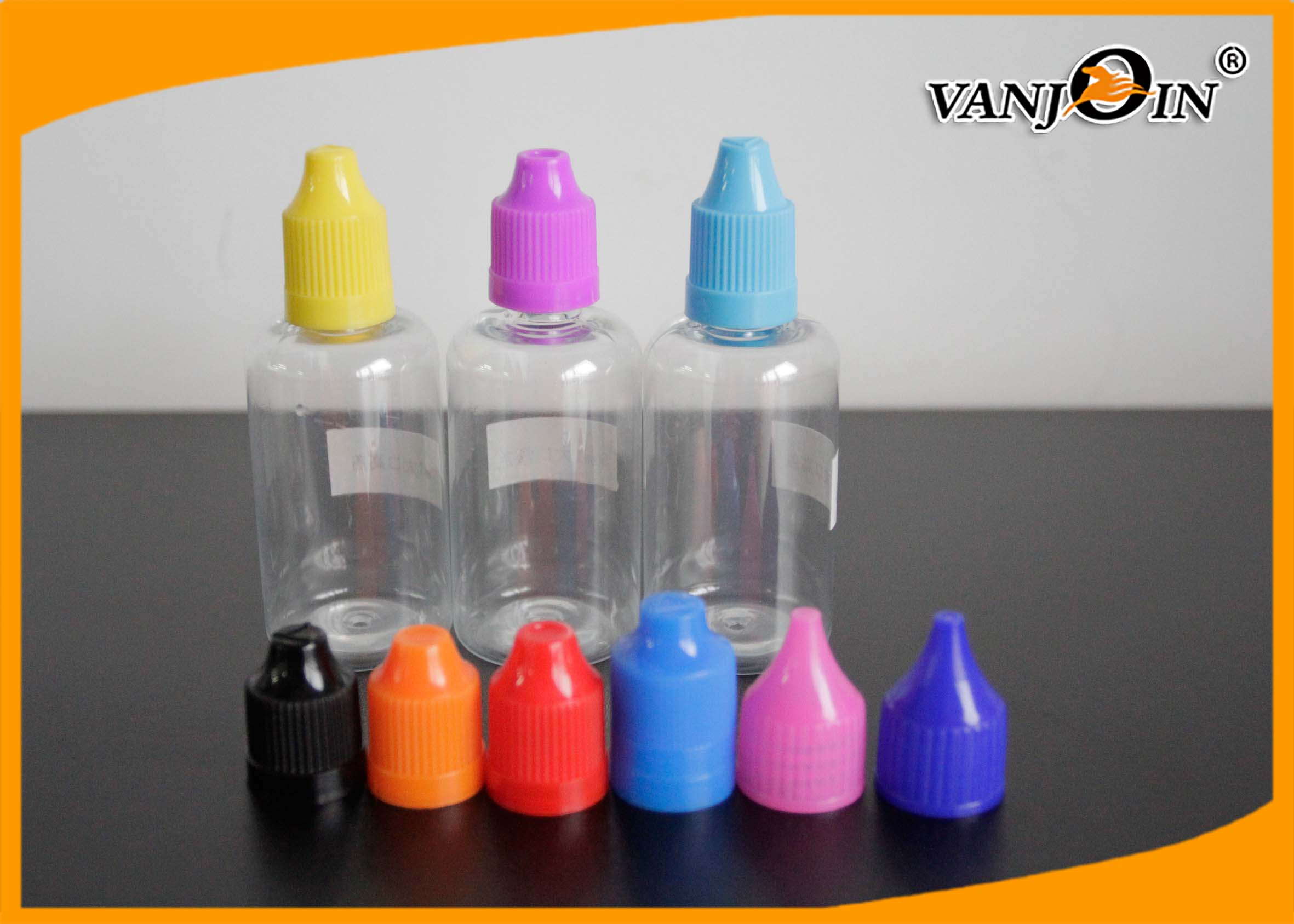 E Juice Bottles Plastic E Liquid Bottles 50ml With Different Caps