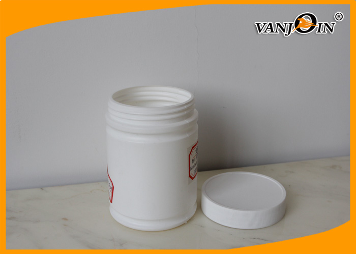 Empty Protein Powder Packaging HDPE Plastic Bottles 550ml / Supplement Bottle