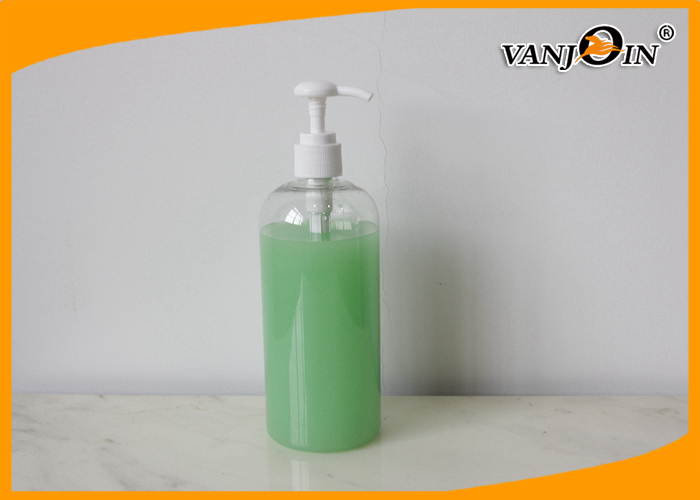 Recyclable Plastic Lotion Bottle / Reusable Empty Shampoo Bottle With Pump