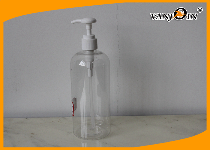 Recyclable Plastic Lotion Bottle / Reusable Empty Shampoo Bottle With Pump