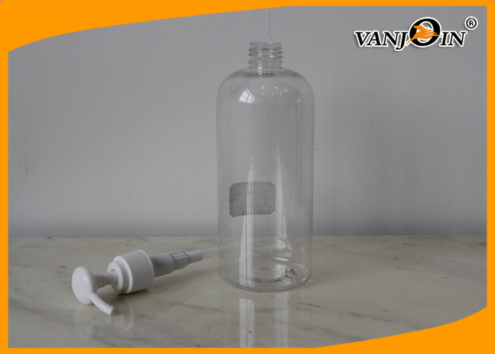 Recyclable Plastic Lotion Bottle / Reusable Empty Shampoo Bottle With Pump