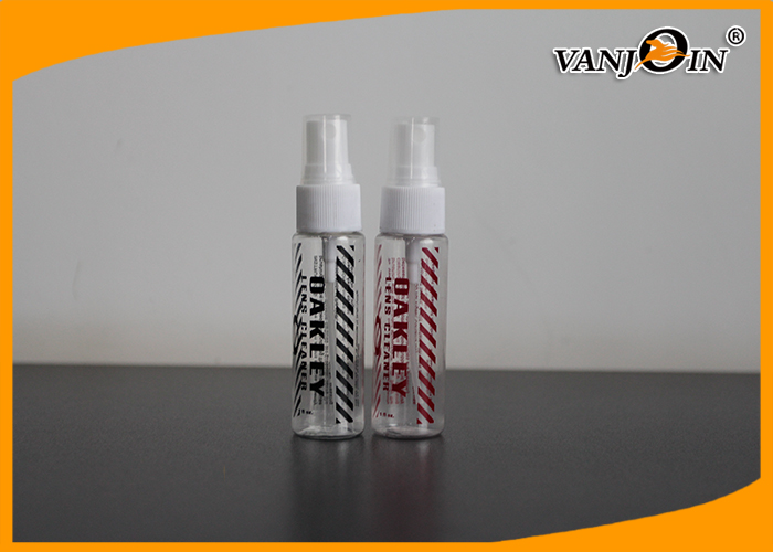 30-60 ml Cosmetic Clear PET Spray Bottle For Perfume / Perfume Spray Bottles