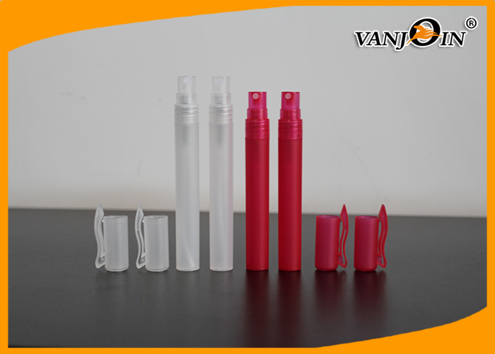 Colorful PET Cosmetic Bottles Sprayer Pen , 10ml Perfume Pen Spray Bottle