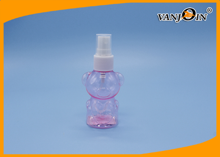 60ml Bear Shaped Plastic Spray Bottle For Floral Water Custom Color