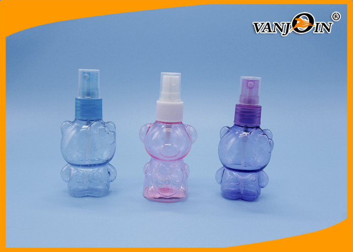 60ml Bear Shaped Plastic Spray Bottle For Floral Water Custom Color