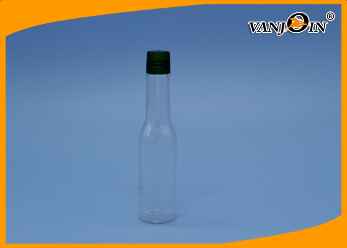 100ML Clear PET Cosmetic Bottles , Plastic Olive Oil Bottle with Stopper