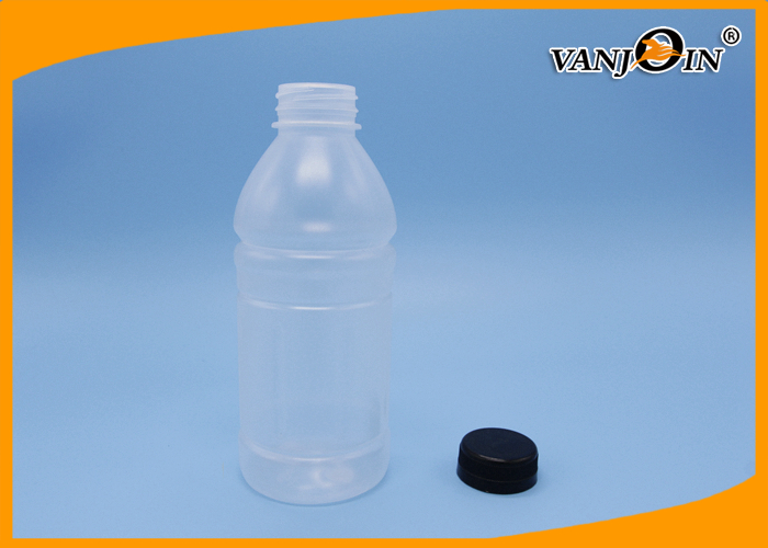 600ml PP Round Beverage Hot Filling Plastic Juice Bottle with Screw Lid