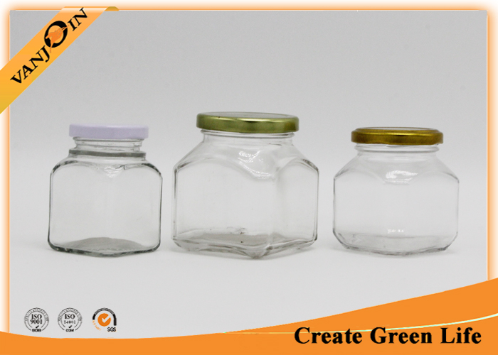 Food Grade glass storage jars 150ml small glass jam jars 55mm Diameter