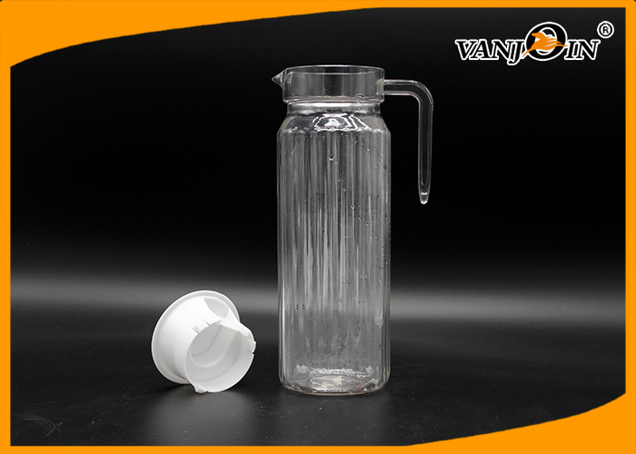 BPA free 1.2L Acrlic Ice Tea water jug plastic / 1200ml Water Pitcher