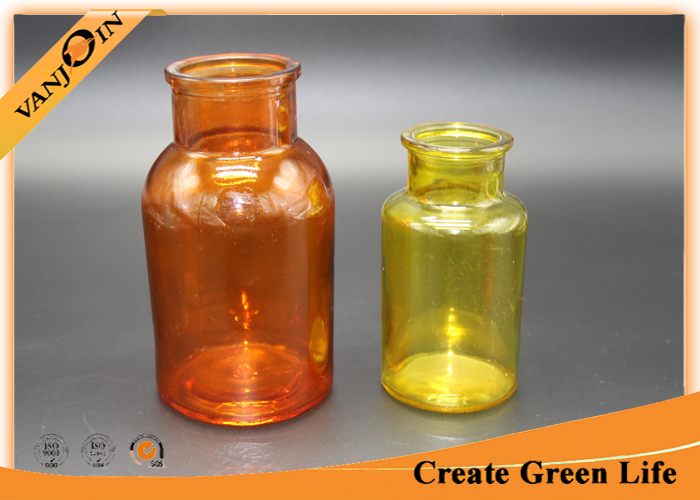 Decoration Essential Oil Glass Bottles , empty dark colored glass bottles