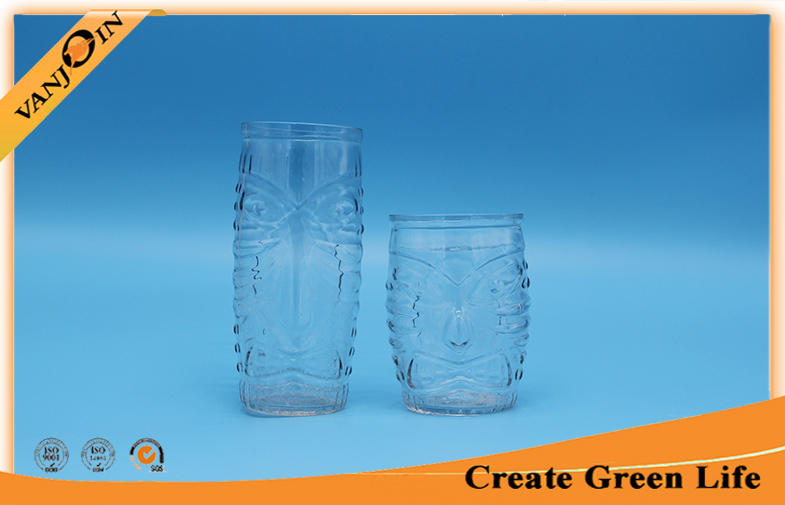 450ml Glass Beverage Bottles , Clear glass bottles and jars Without Cap