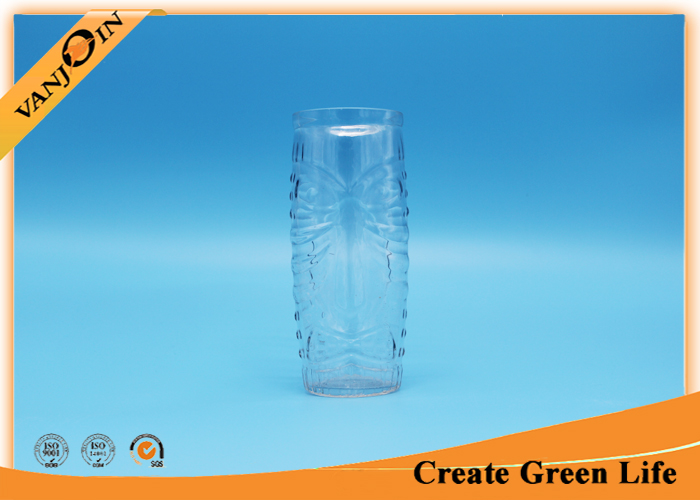 Customizable 20oz Tall Tiki Personalized Glass Tumbler For Beverage Drinking