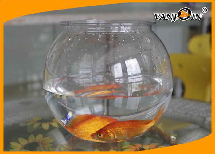 1.5 Gallon Round PET Plastic  Aquarium , Pet Container for Small Goldfish