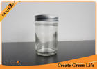 China Flint Half Pint Glass Mason Jar For Preserving Food Or Beverage , Small Decorative Glass Jars factory
