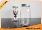 China Regular Mouth Food Storage 25oz Mason Jar With Metal Screw Cap Glass Jars Wholesale factory