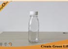 China 250ml French Square Glass Bottles With White Color Tamper Evident Screw Cap factory