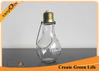 China New Design Hanging Light Bulb Glass Beverage Bottles With Metal Handle factory
