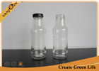 China Screwing Top 10oz Glass Sauce Bottles With Metal Lid , 300ml Small Packaging Bottles factory