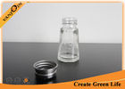 China 30ml Octagonal Glass Sauce Bottles With Stainless Steel Shaker , Small Glass Bottles and Jars factory
