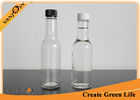 China Clear 5oz Woozy Glass Sauce Bottles With Orifice Reducer and Plastic Screw Cap company