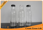 China Clear 12oz Glass Sauce Bottles With Lid , Sealable Glass Pepper Sauce Bottles factory