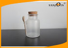 China 100g 200g 300g Bath Salt ABS Plastic Cosmetic Bottles with Wooden Spoon Travel Size company